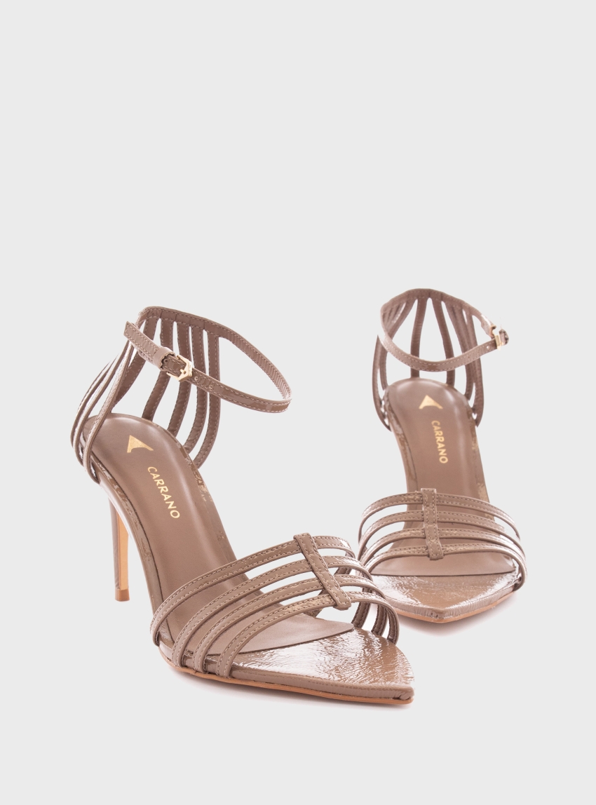 Carrano Heel Sandals - Light Brown