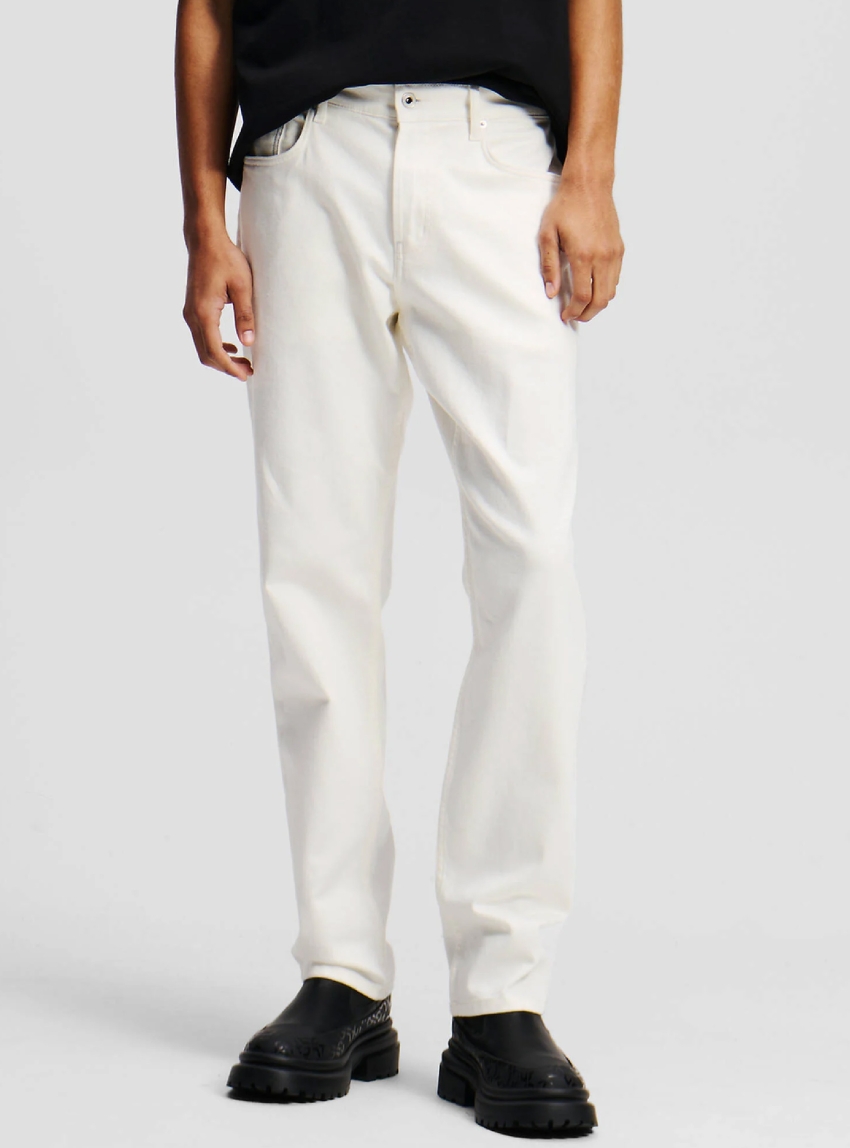 Karl Lagerfeld Jeans Tapered Jeans - White