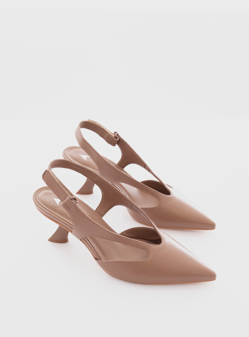 Carrano Heel Sandals - Light Brown