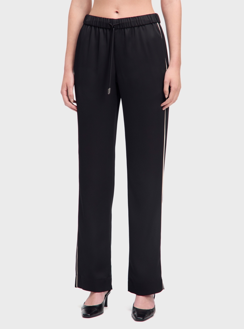 Calvin Klein Tech Satin Pants - Black