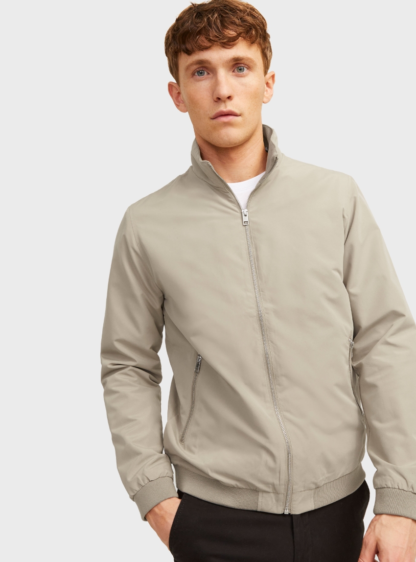 Jack & Jones Rush Harrington Bomber - Light Beige