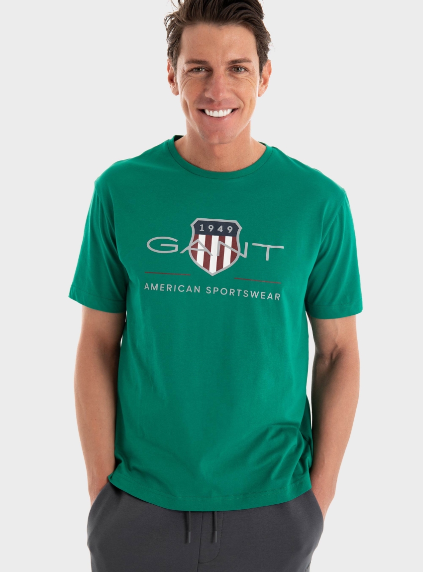 Gant Regular Archive Shield T-Shirt - Green
