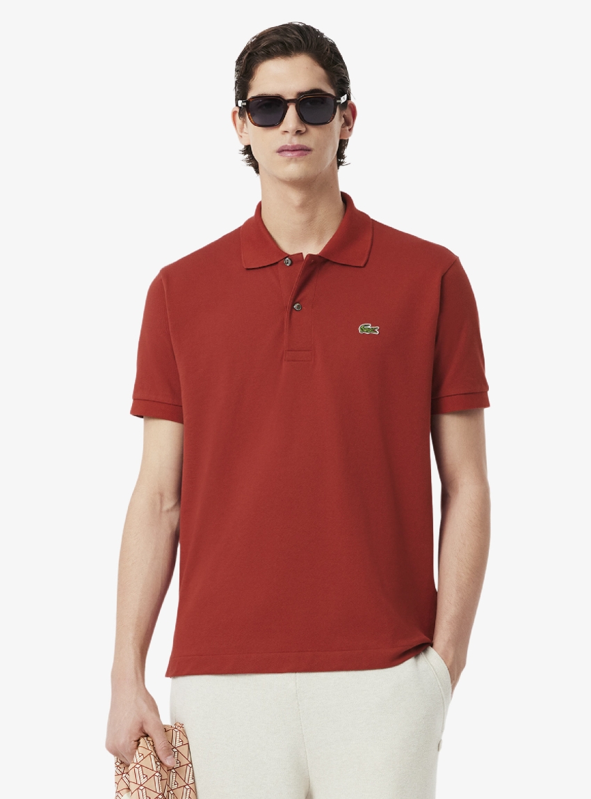 Lacoste Classic Fit Original L.12.12 Polo Shirt - Brick Brown