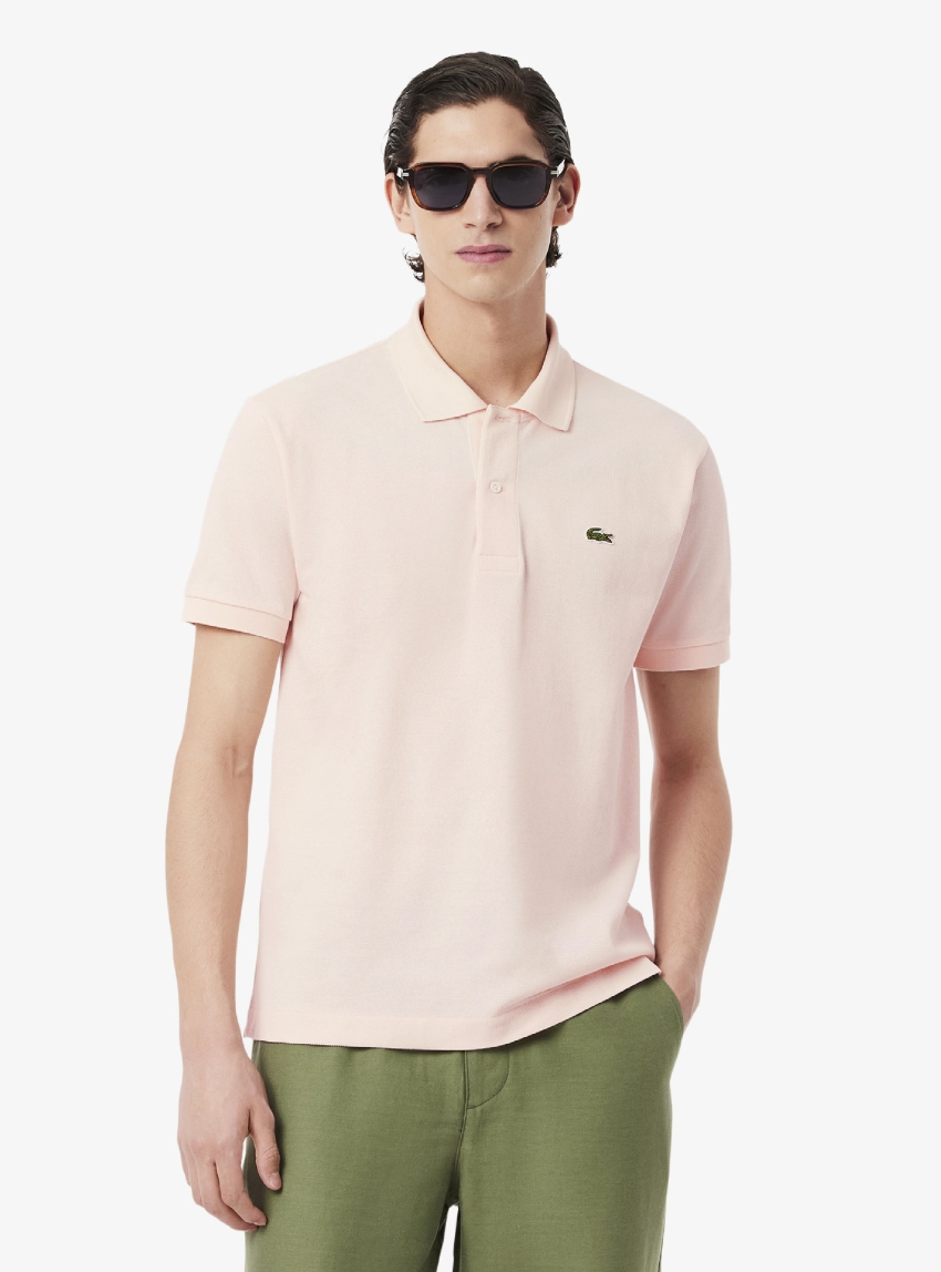 Lacoste Classic Fit Original L.12.12 Polo Shirt - Pale Pink