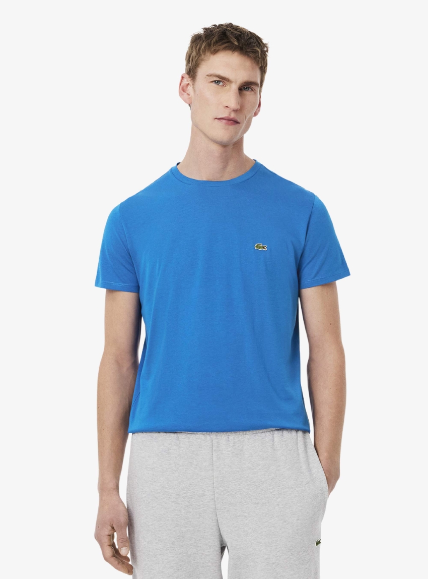 Lacoste Pima Cotton Jersey Crew Neck T-Shirt - Dark Turquoise