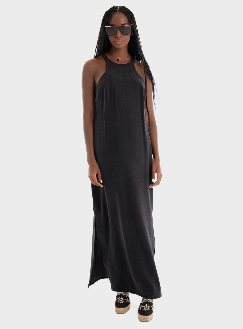 Black & Black  Dress - Black