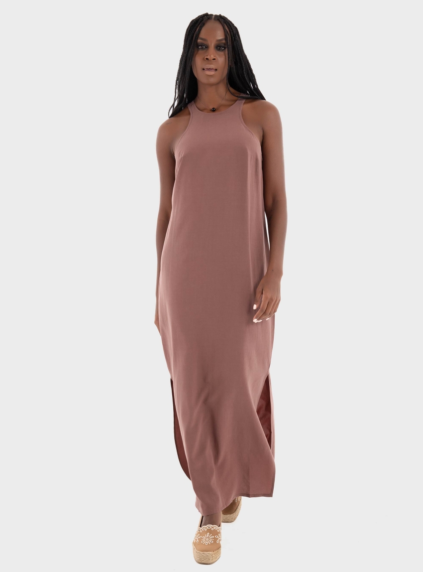 Black & Black  Dress - Purple