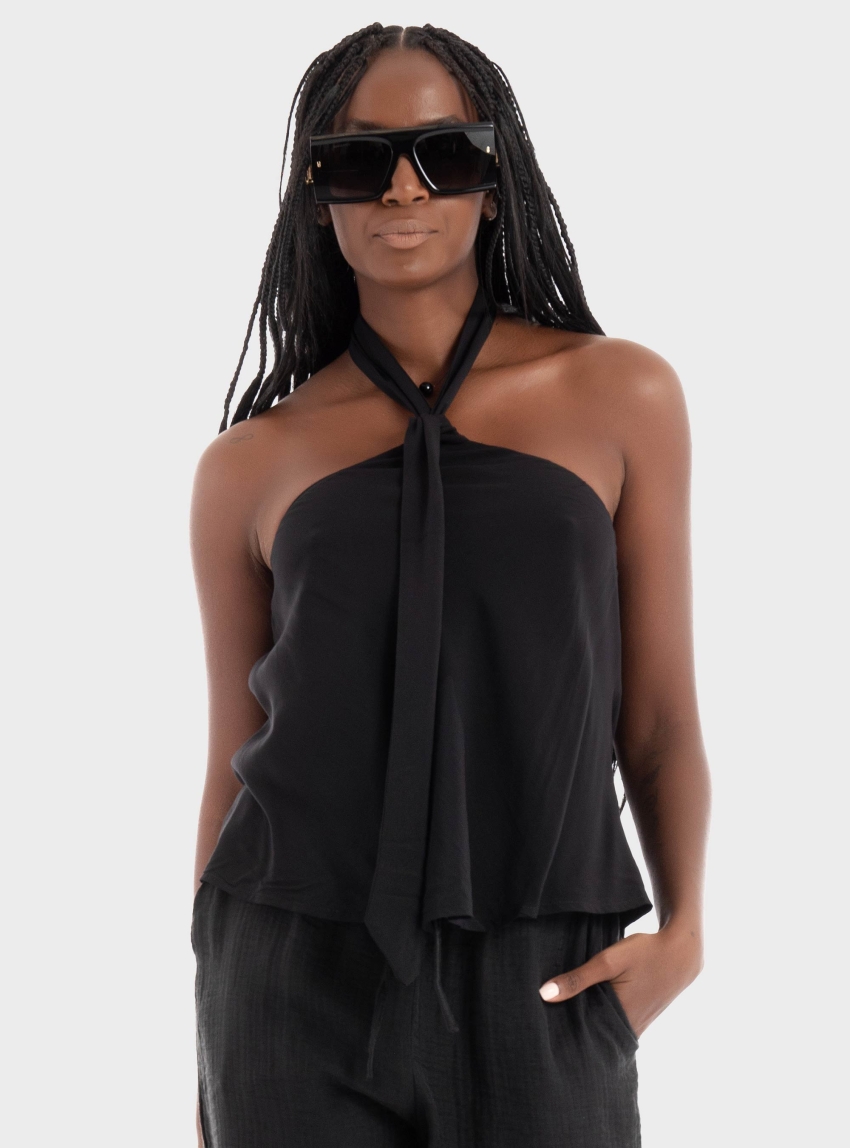 Black & Black  Top - Black