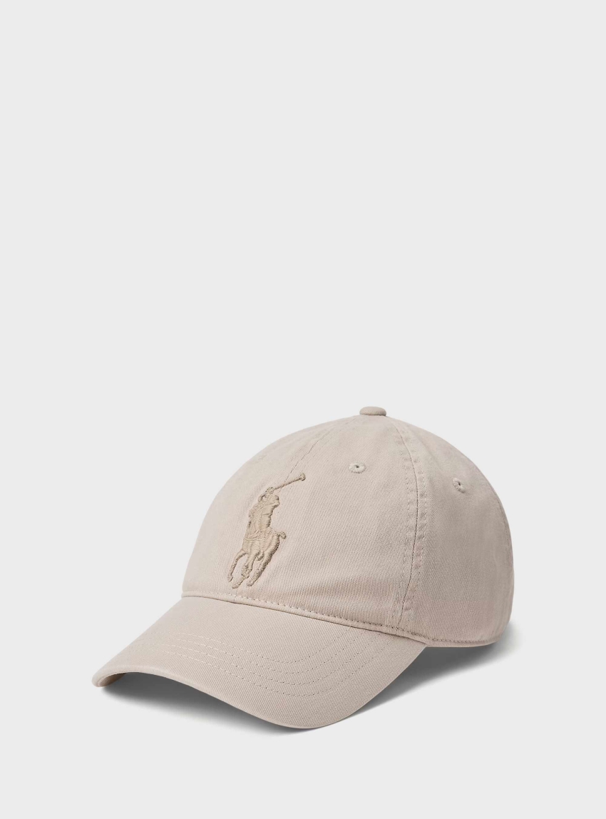 Polo Ralph Lauren Big Pony Twill Ball Cap - Beige