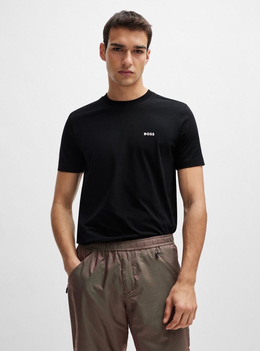 BOSS Regular Fit Logo T-Shirt Tee - Black
