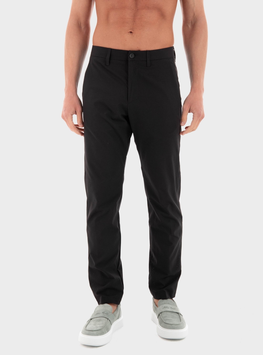 BOSS Regular Fit Water Repellent Trousers T_Commuter-Hop - Black