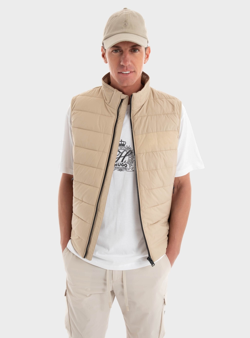 BOSS Water-Repellent Gilet H-Cenito - Light Beige