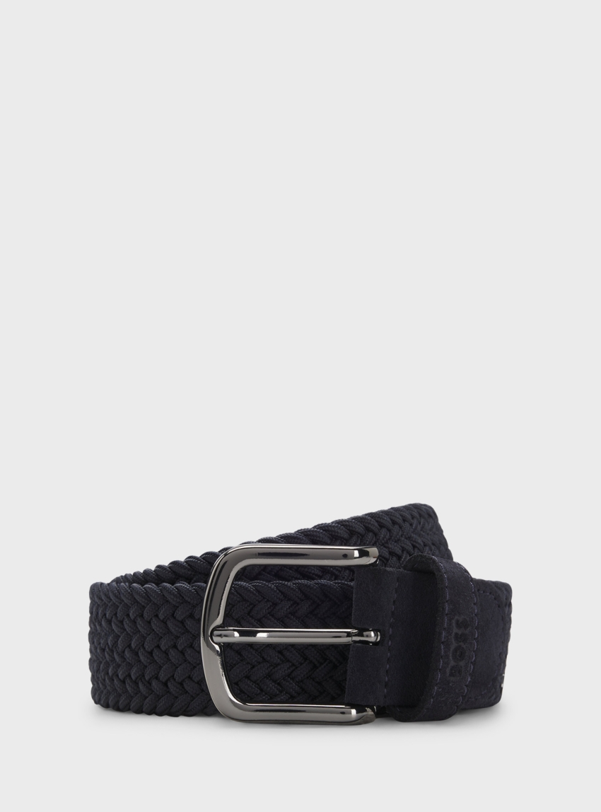 BOSS Woven Belt Sash-WnE-Sd_Sz35 - Dark Blue
