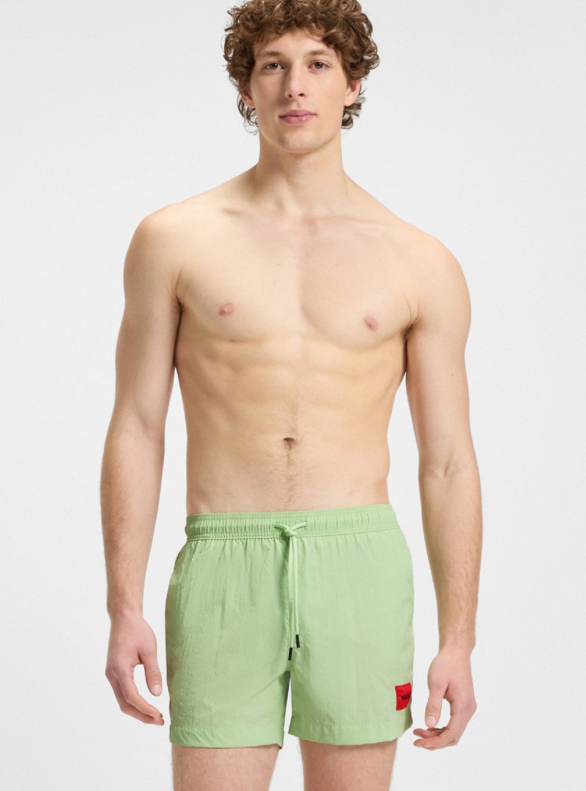 HUGO Quick-Dry Swim Shorts DOMINICA - Light Green