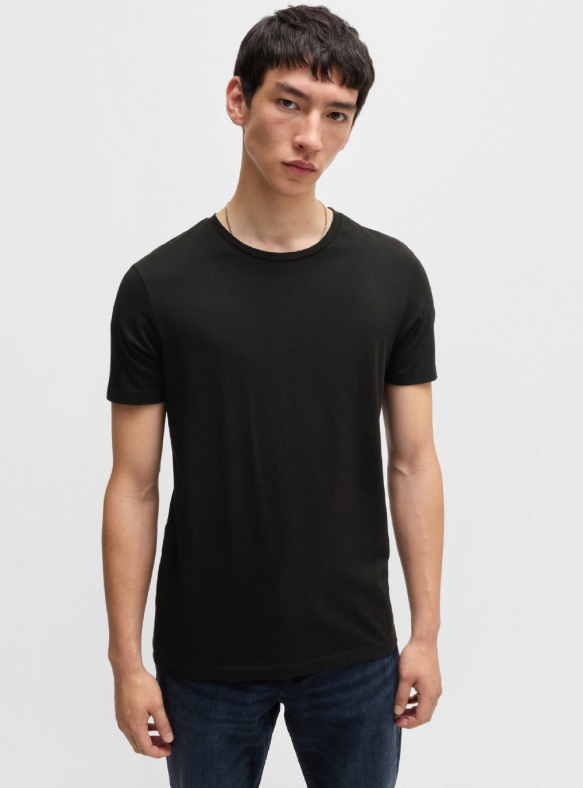 HUGO Two-Pack Of Slim-Fit T-Shirts HUGO-Round - Black