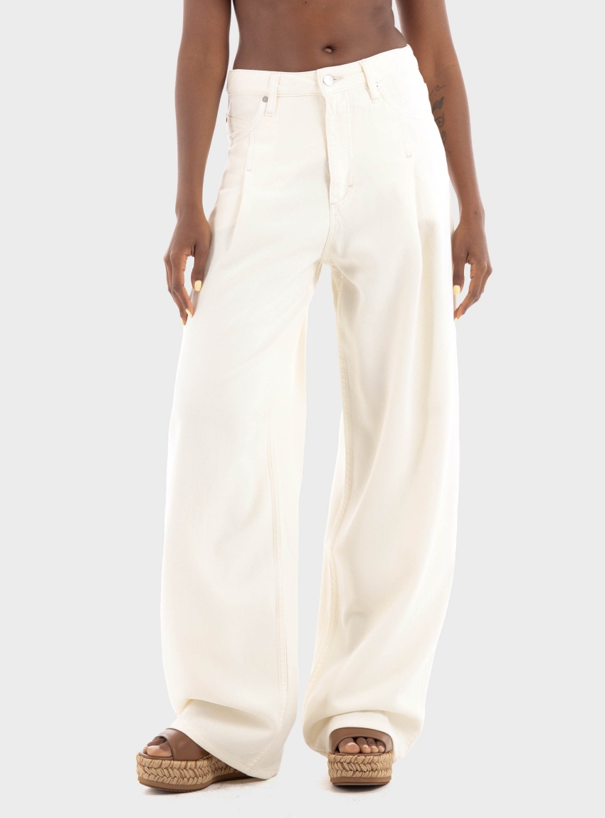 BOSS Pleated Jeans C_SLOUCHY 1.0 - Off White