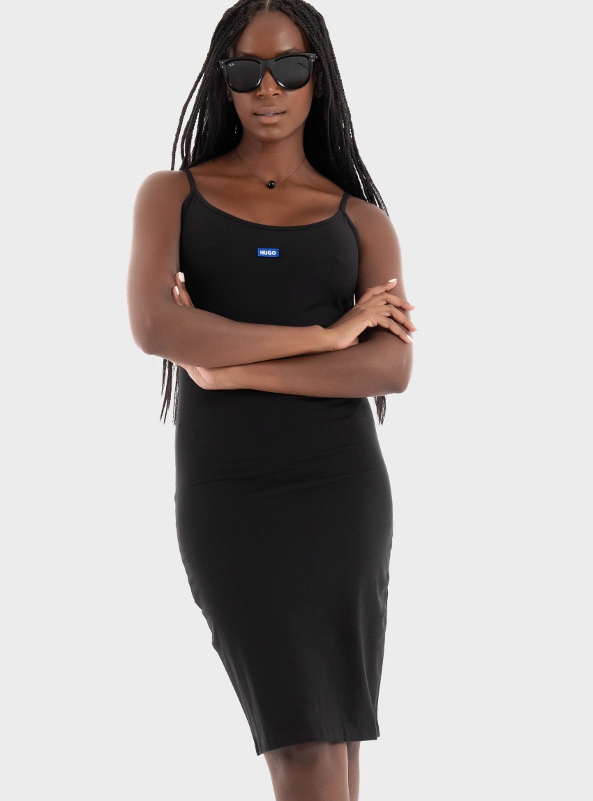 HUGO Slim Fit Dress Narya_B_2 - Black