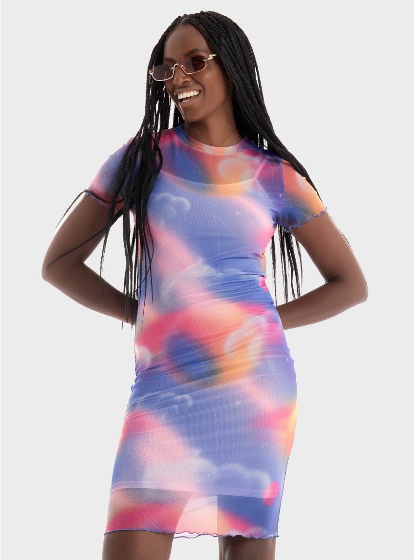 HUGO Slim Fit Dress Nastaja_B - Multi Colors