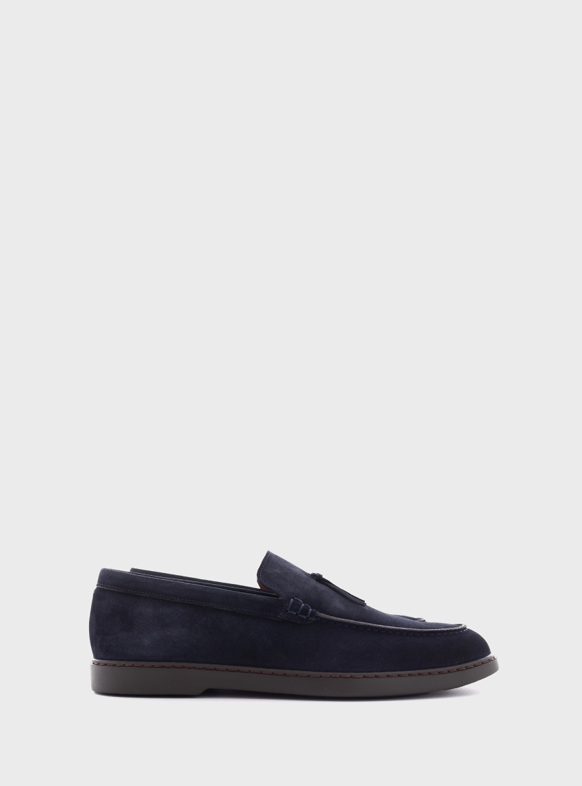 Per La Moda Penny Loafers - Blue