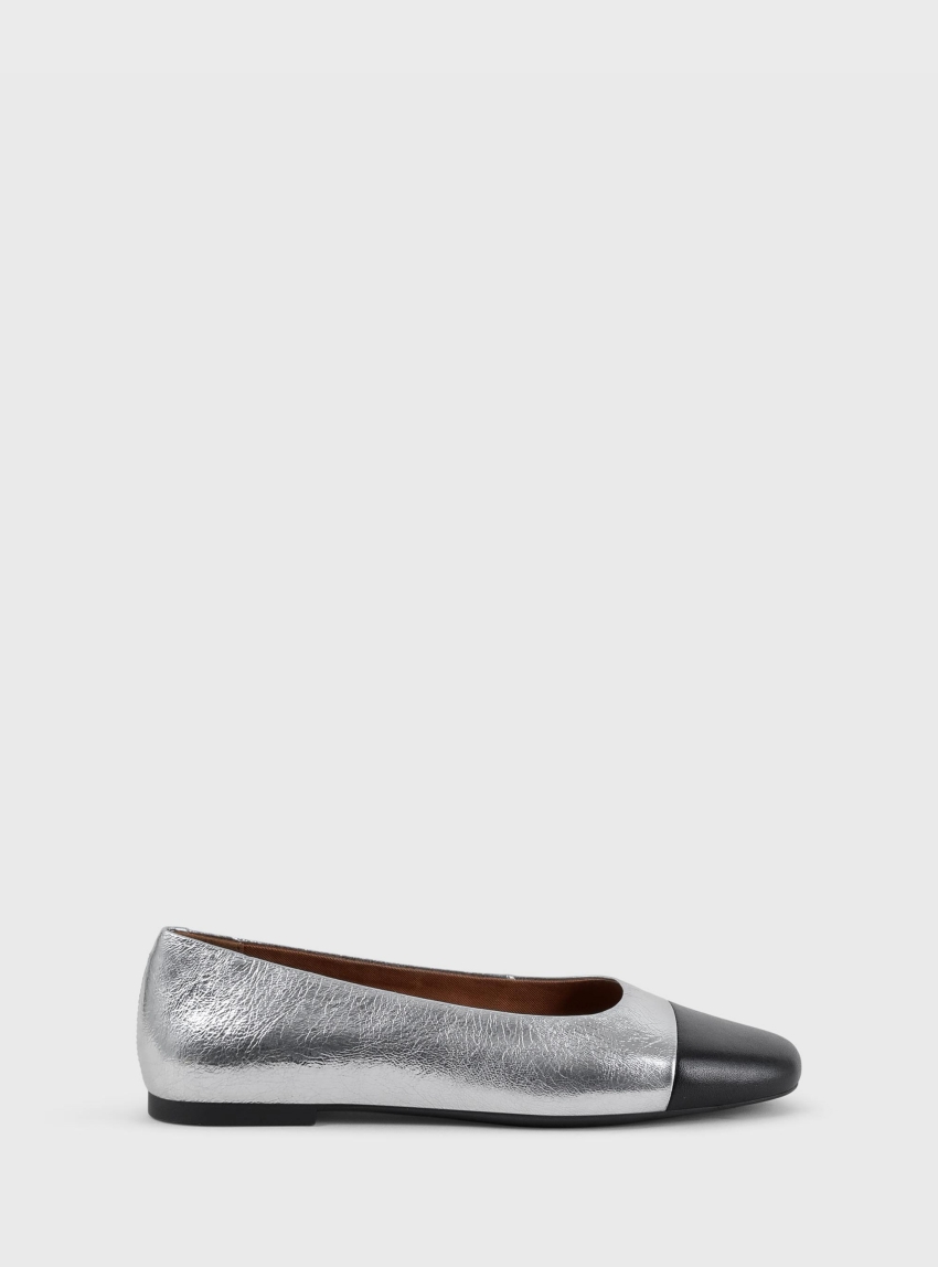 Vagabond Jolin Flats - Silver