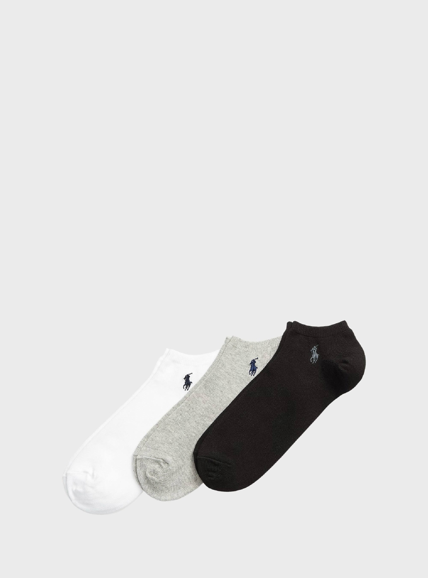 Polo Ralph Lauren Low-Cut-Sock 3-Pack - Multi Colors