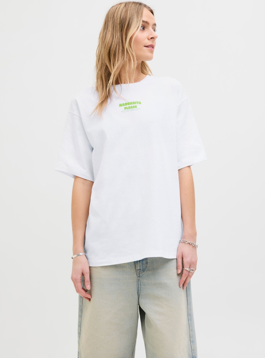 JJXX Ebba Loose Fit Tee - Lime
