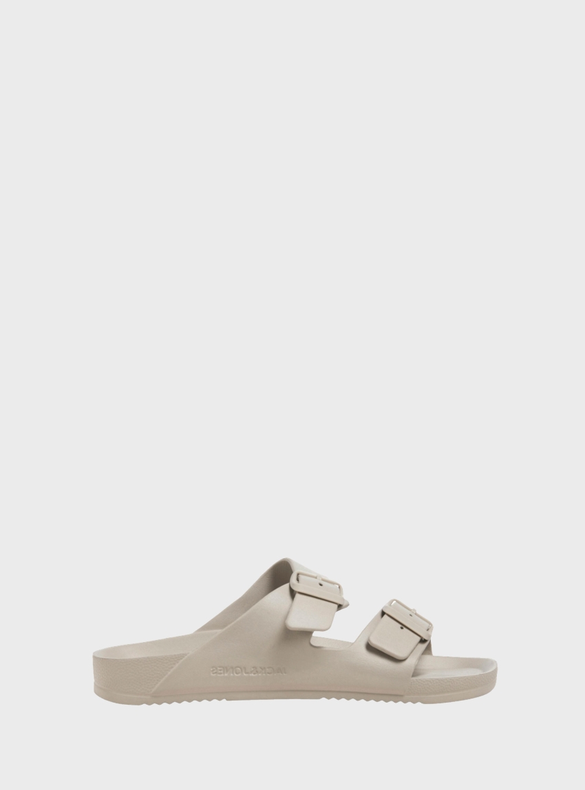 Jack & Jones Croxton Moulded Sandals - Beige
