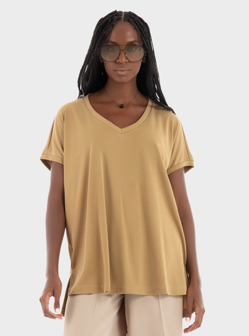 Four Minds Blouse - Camel