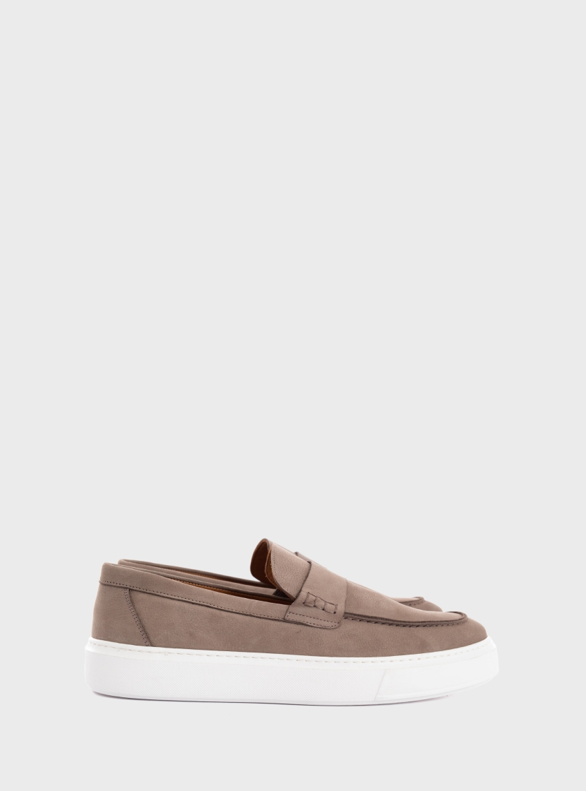 Phillippe Lang Penny Loafers - Beige