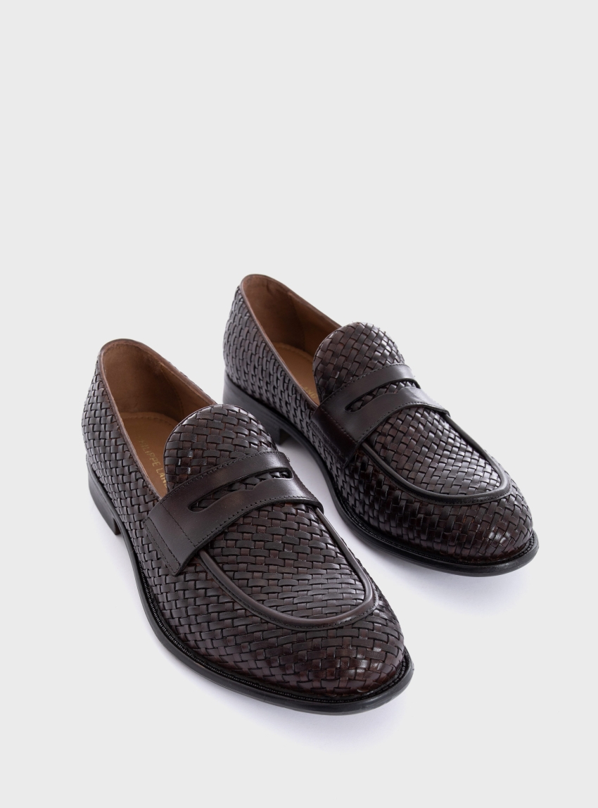 Phillippe Lang Penny Loafers - Brown
