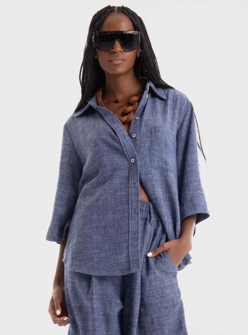 Souvenir Shirt - Blue