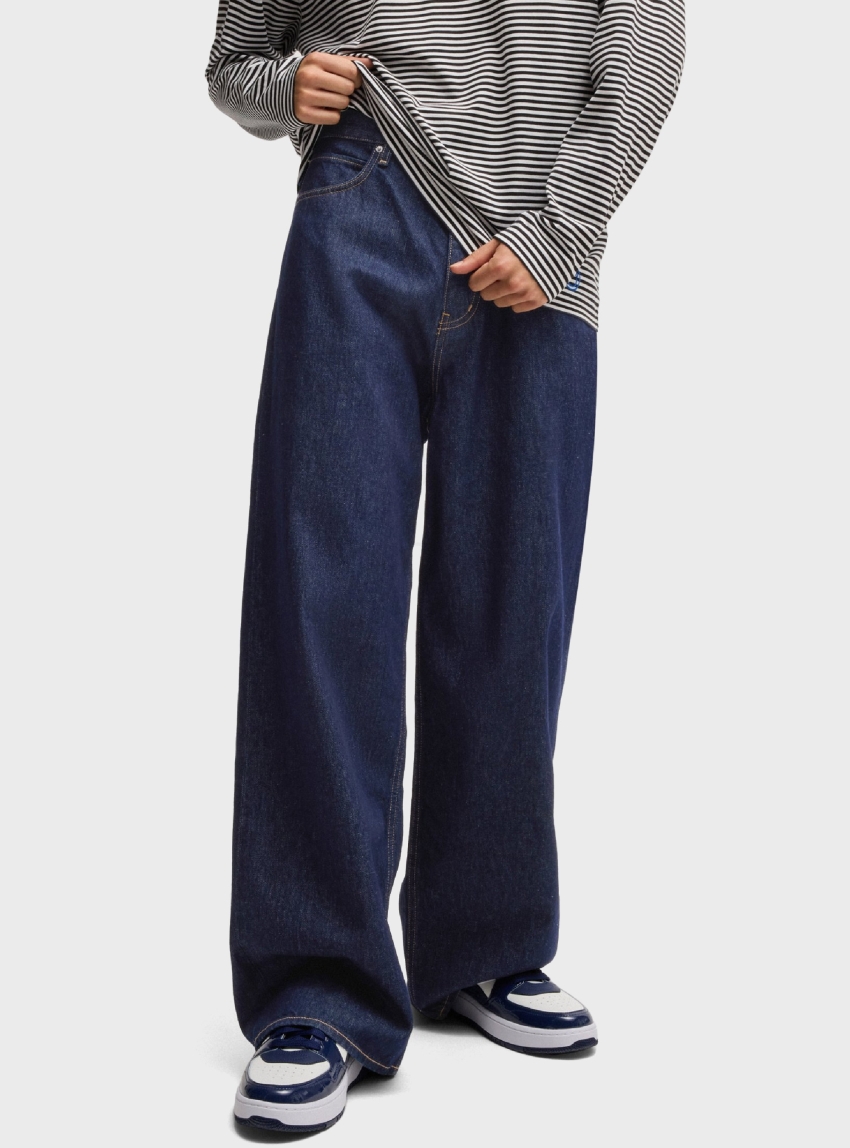 HUGO Loose Baggy Fit Jeans Mason - Dark Aged Denim