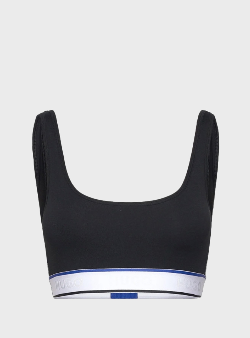 HUGO Bralette BLUE - Black