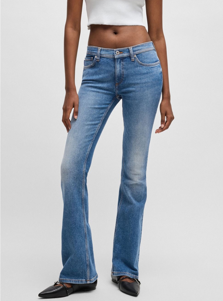 HUGO Flared Stretch Jeans Getti_B - Dark Aged Denim