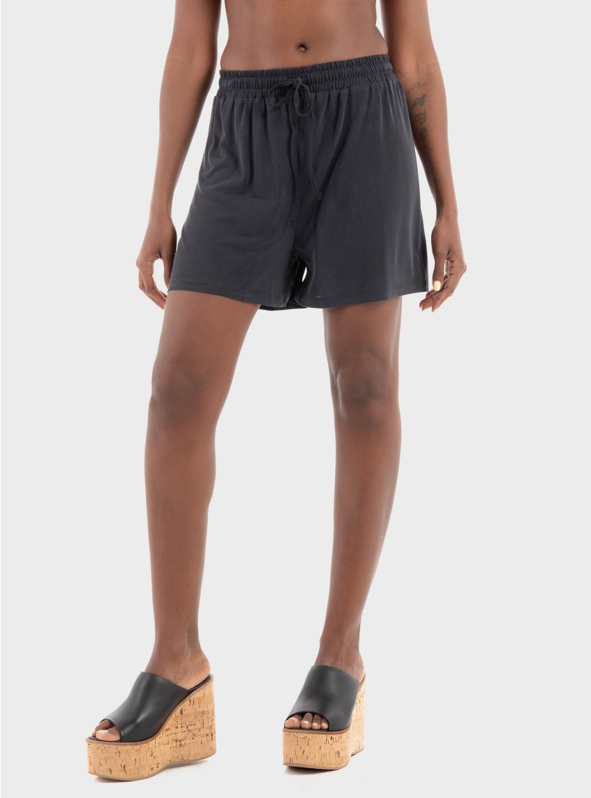 Only Hannah String Shorts - Black