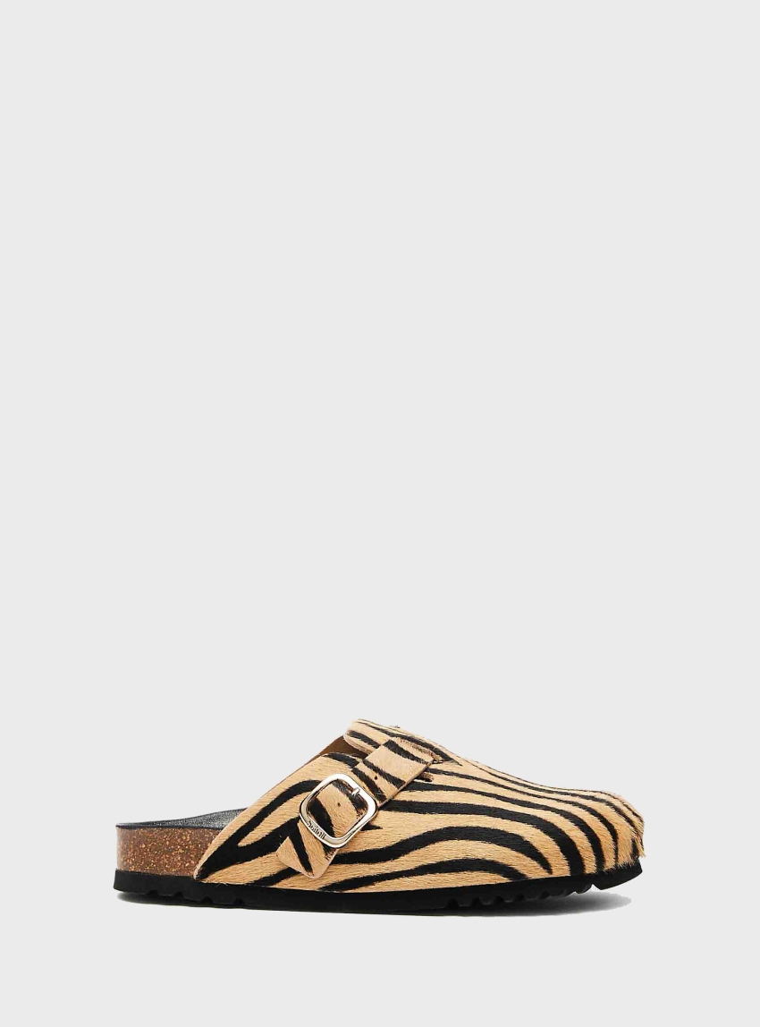 Fae Clogs - Zebra Print
