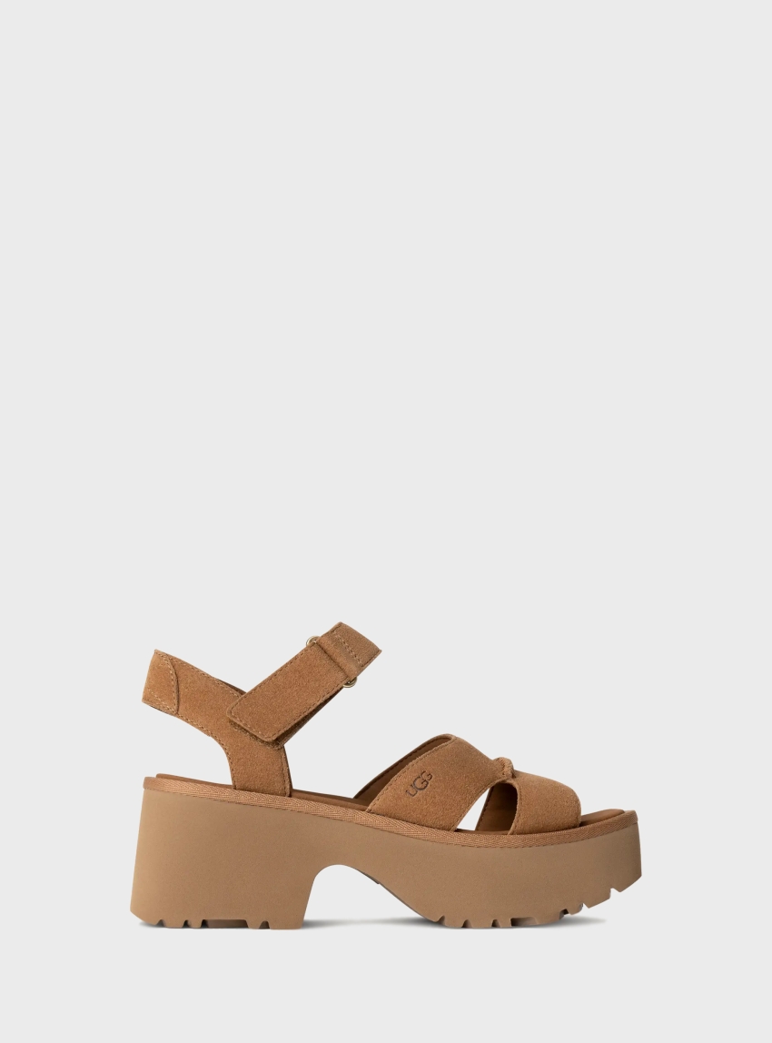 UGG New Heights Ankle Strap - Chestnut