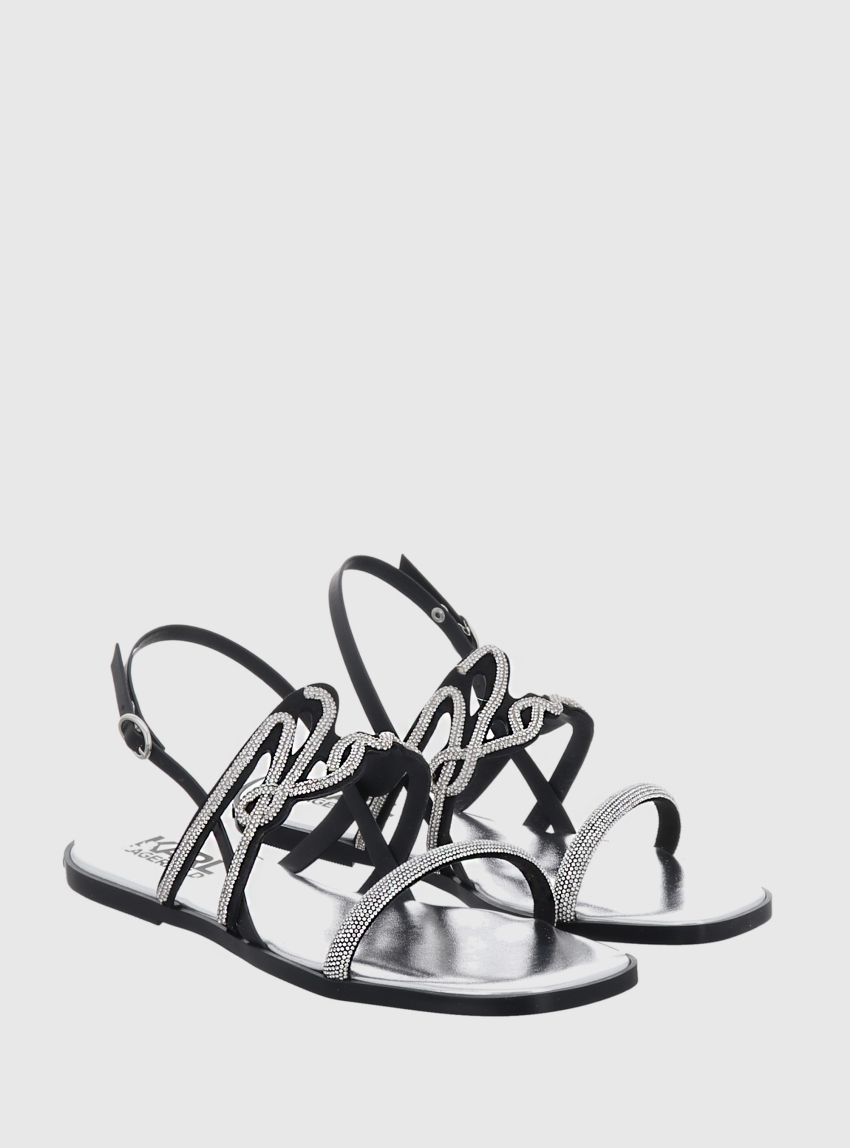 Karl Lagerfeld Olympia Sandals - Silver