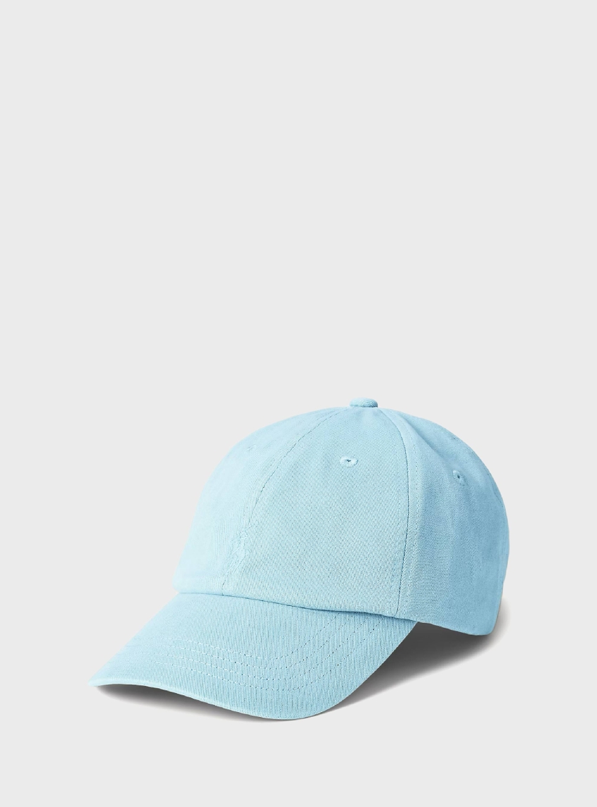 Polo Ralph Lauren Mineral-Dyed Twill Ball Cap - Light Blue