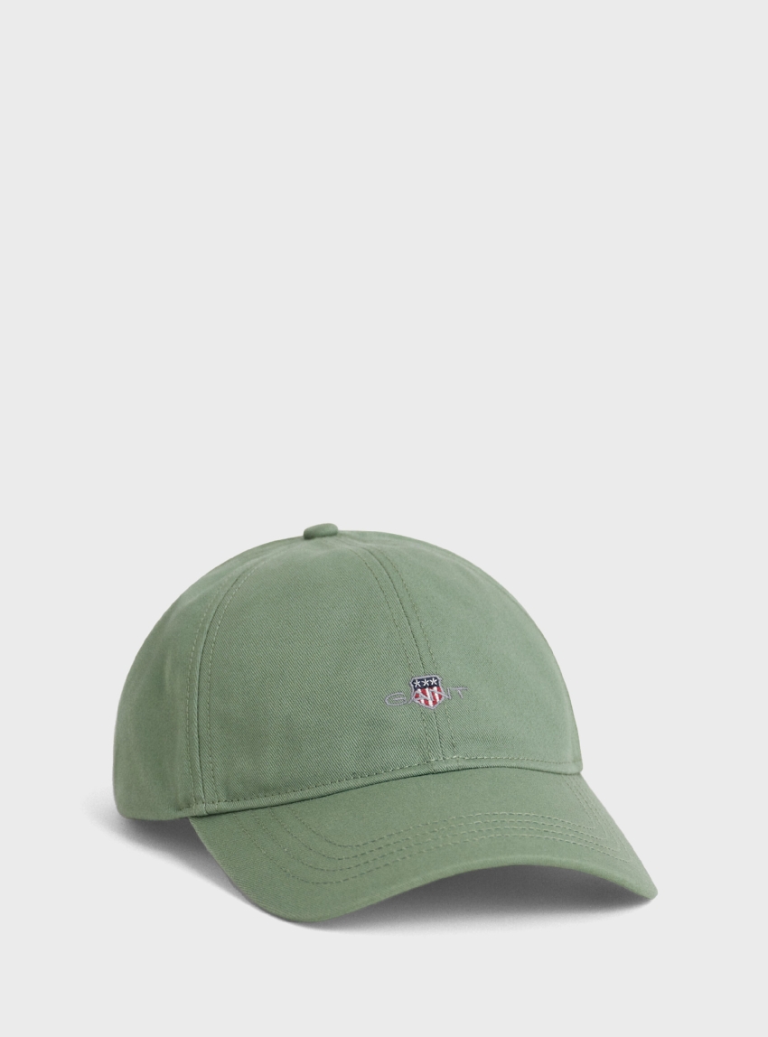 Gant Shield Cotton Twill Cap - Olive 