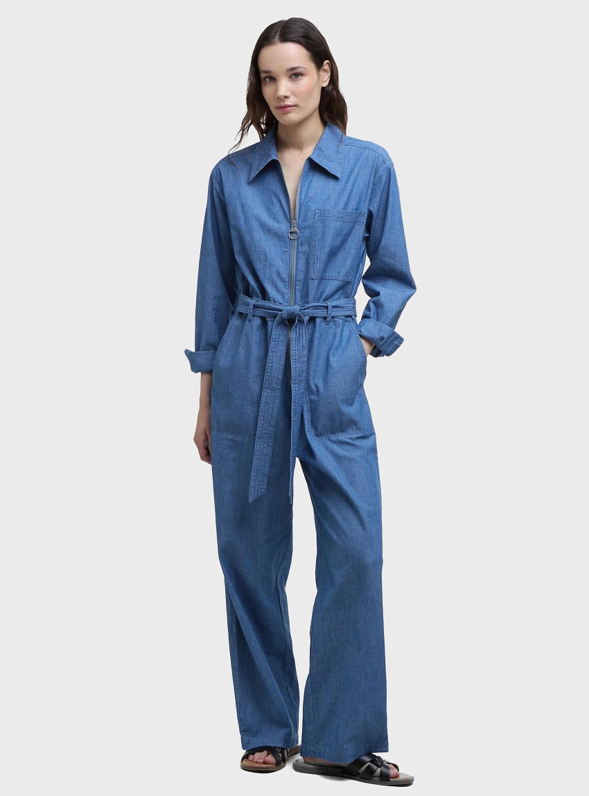 Barbour Emmie Denim Jumpsuit - Denim