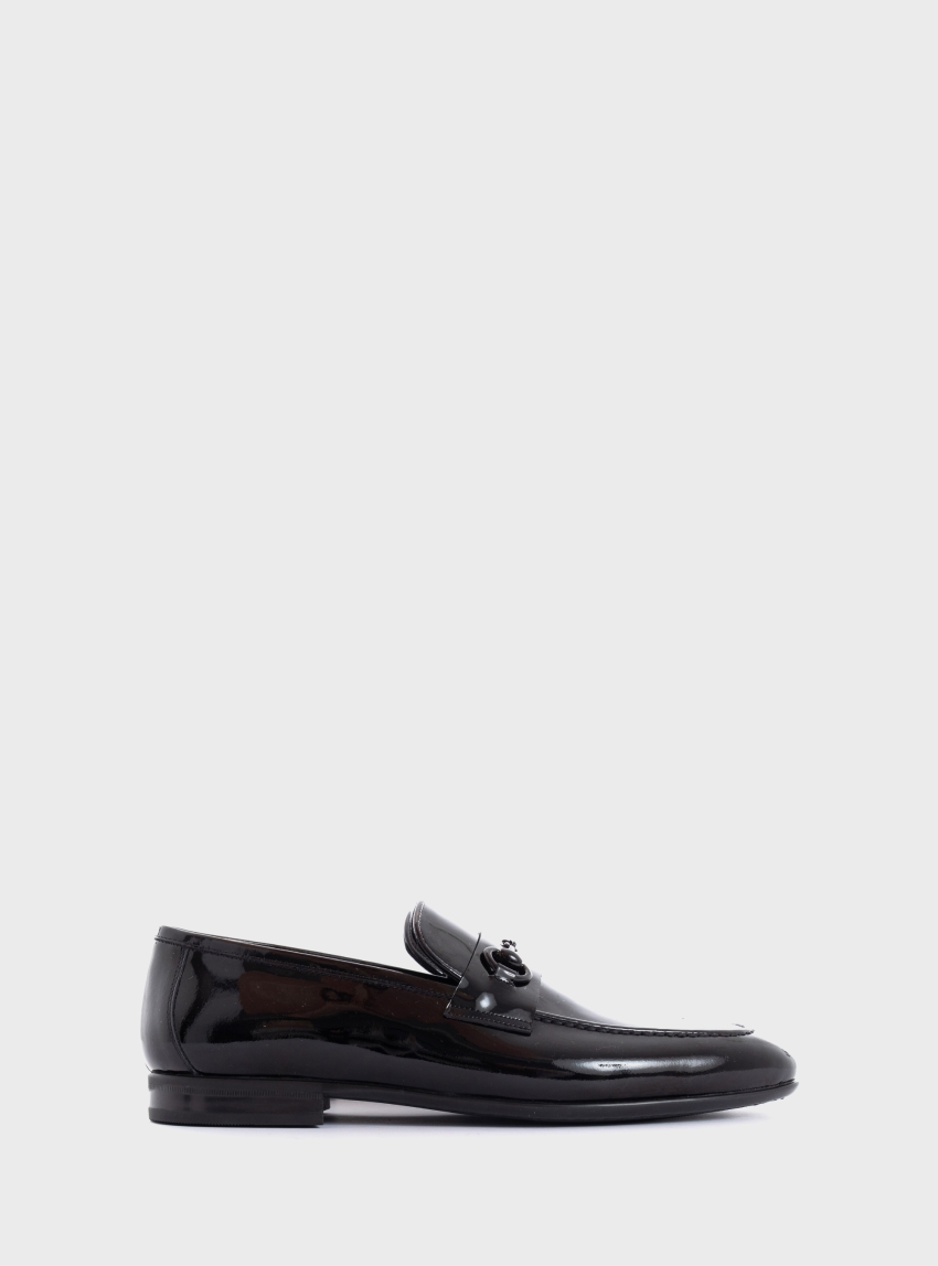Per La Moda Buckle Loafers - Black