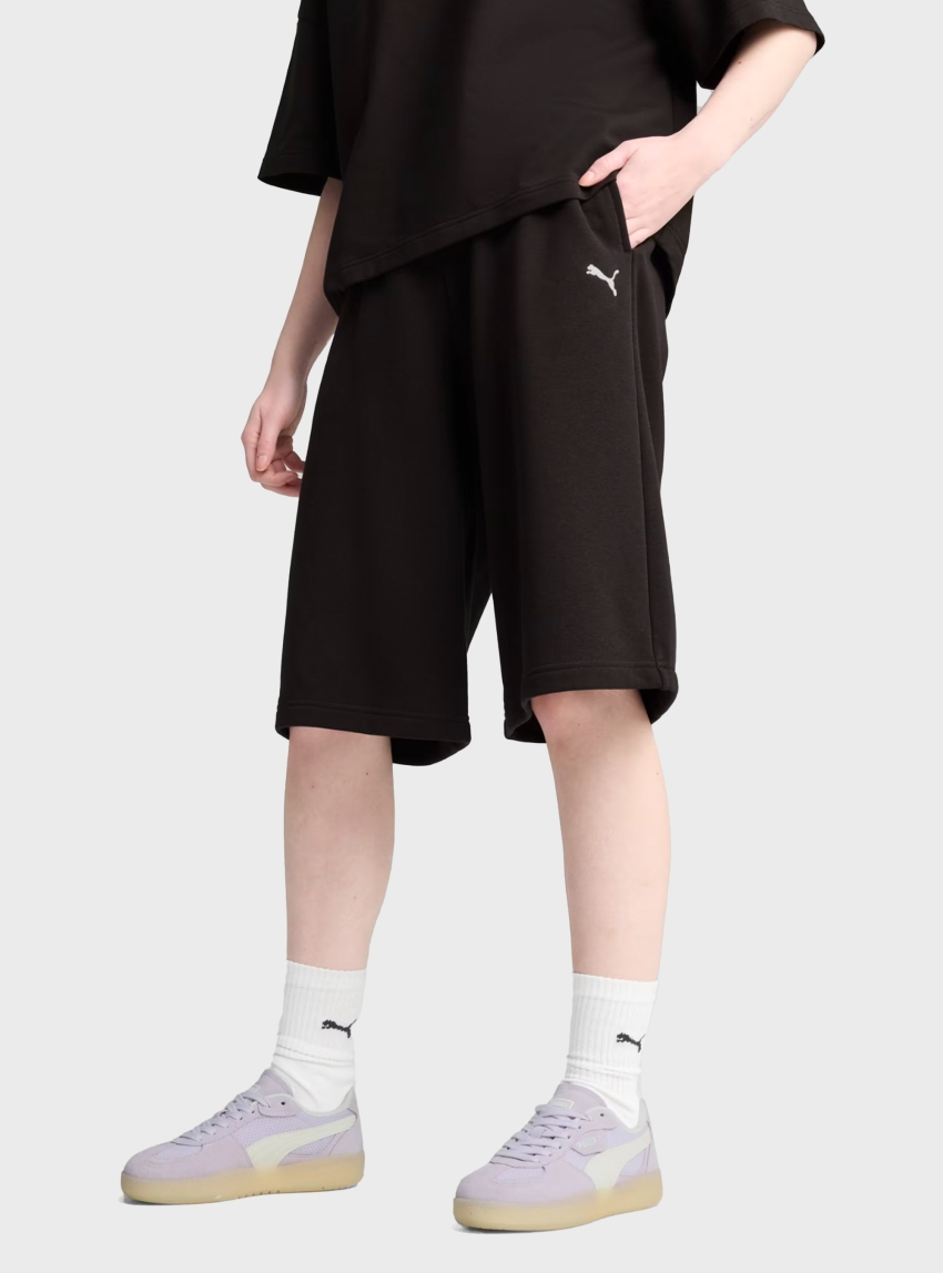 PUMA WARDROBE ESS Relaxed Jorts 14' TR - Black