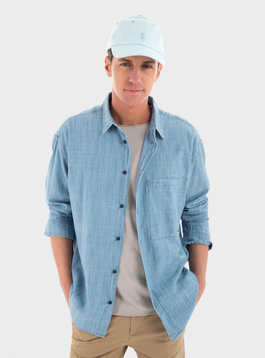 Gabba Jens Over Topaz Shirt - Light Blue