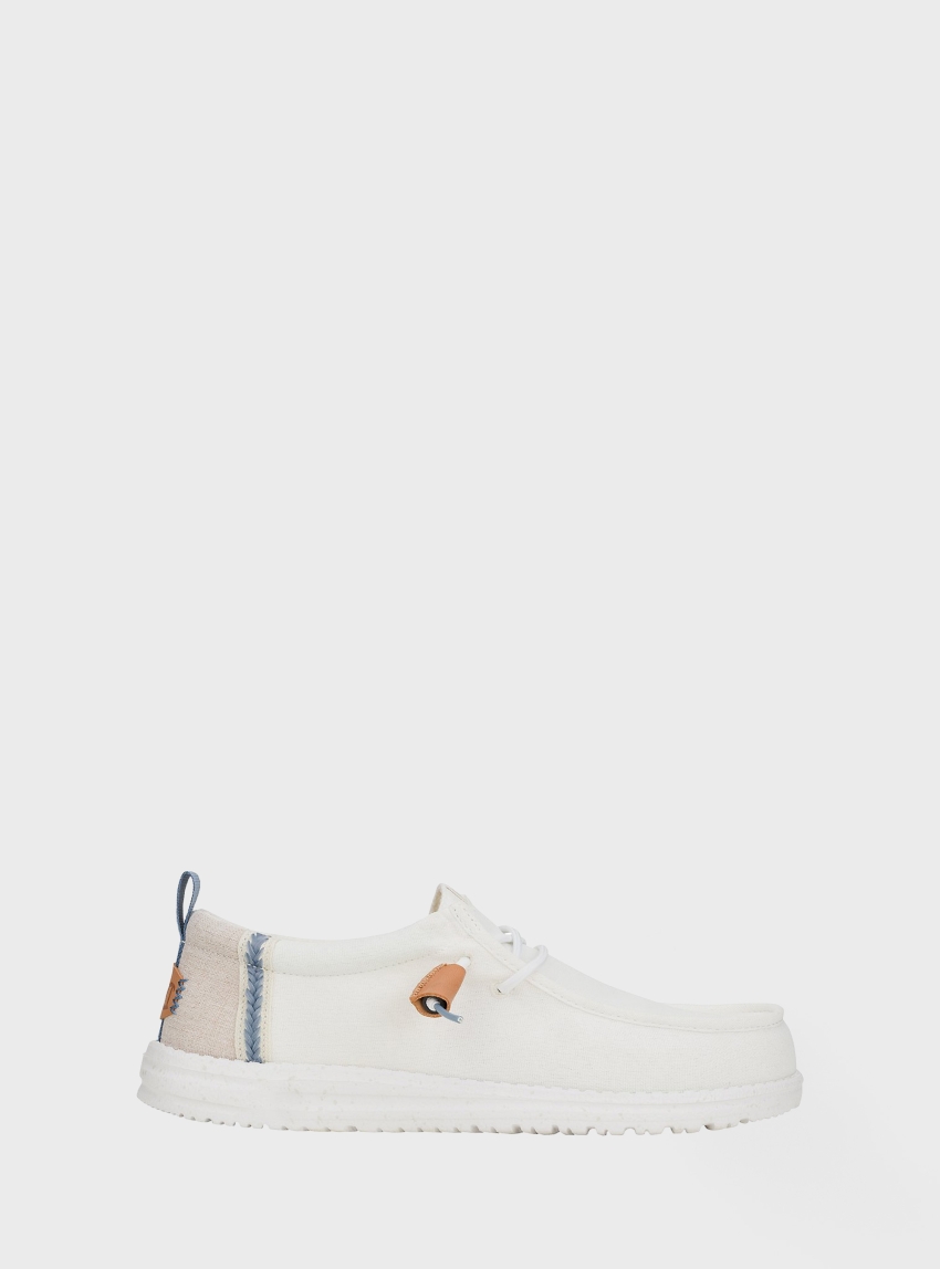 Hey Dude Wally Summer Linen - White