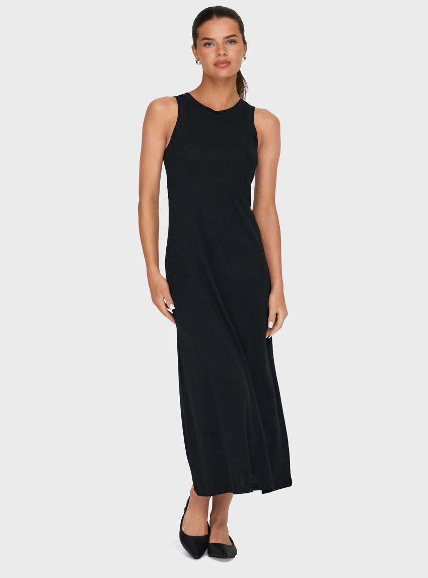 Only May Long Dress - Black