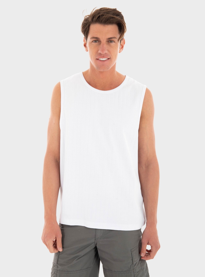 Jack & Jones Premium Chuck Tank Top - White
