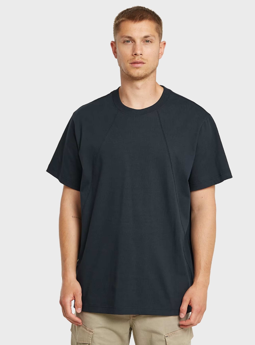 G-Star Seam Detail Loose T-Shirt - Blue