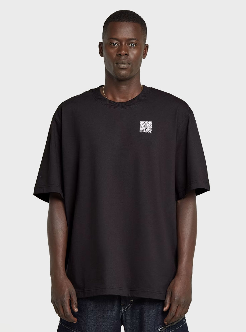G-Star Qr Mini Maxi Boxy T-Shirt - Black