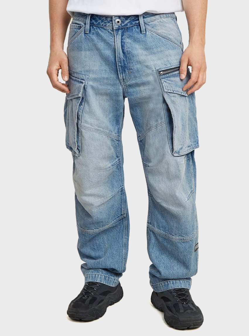 G-Star Rovic 3D Loose Denim Jeans - Light Aged Denim